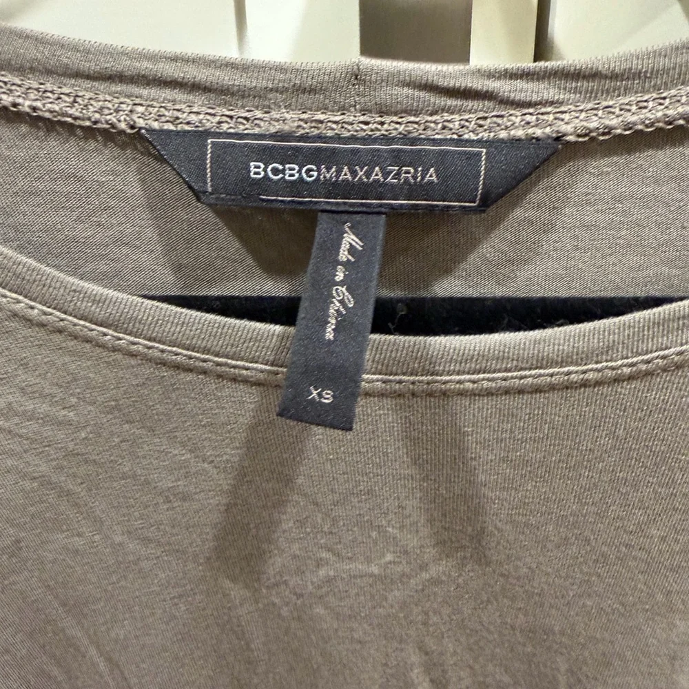 BCBGMaxAzria Brown Cape Sleeve Blouse - Picture 6 of 6